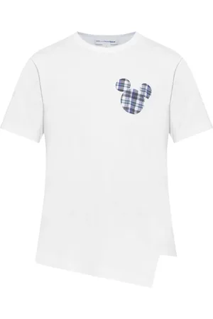 Comme des Garçons Koszulki, Mężczyzna, Biały, L, T-shirty z nadrukiem kreskówki