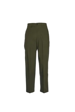 DEPARTMENT FIVE Spodnie, Mężczyzna, Zielony, W34, Len, Zielone spodnie Wide-Leg dla mężczyzn