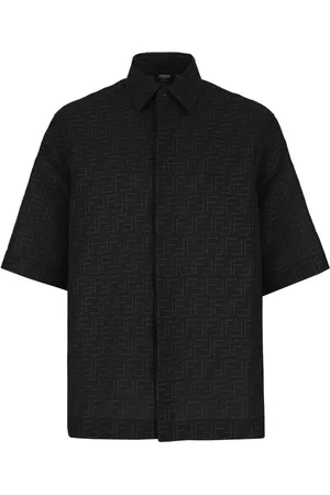 Fendi Koszule, Mężczyzna, Czarny, XS, Stylowe Koszule Kolekcja