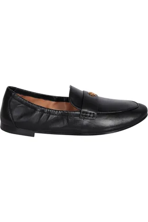 Tory Burch Buty, Kobieta, Czarny, 39 EU, Skóra, Czarne Baleriny Elegancki Styl