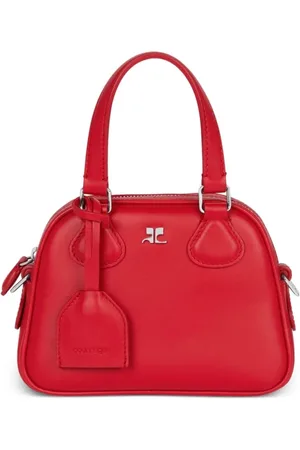 Courrèges Torebki, Kobieta, Czerwony, ONE SIZE, Mini Czerwona Torba do kręgli