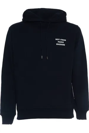 Drôle de Monsieur Bluzy, Mężczyzna, Niebieski, L, Granatowy Bluza z Nadrukiem