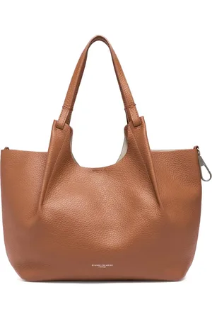 Gianni chiarini Torebki, Kobieta, brązowy, ONE SIZE, Torba z ziarnistej skóry