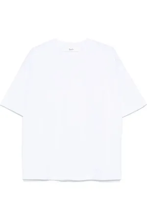 Séfr Koszulki, Mężczyzna, Biały, M, Elegancka Tee w stylu Atelier