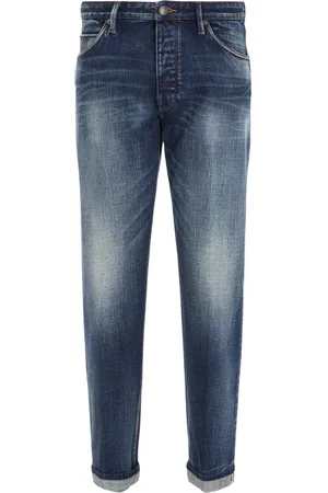 Emporio Armani Jeansy, Mężczyzna, Niebieski, W32, Denim, Wygodne i nowoczesne dżinsy z niskim stanem