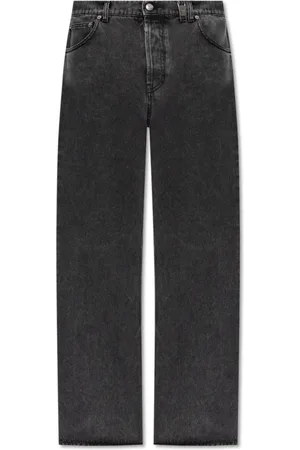 Alexander McQueen Jeansy, Mężczyzna, Szary, S, Jeansyy o luźnym kroju