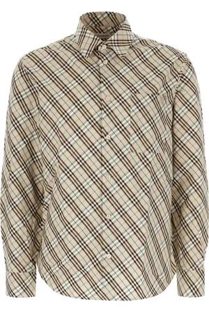 Burberry Koszule, Mężczyzna, Beżowy, M, Stylowe Koszule Kolekcja