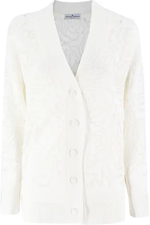 ERMANNO SCERVINO Swetry, Kobieta, Biały, S, Różany Sweter