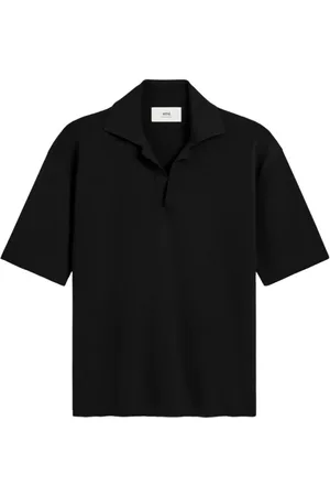 Ami Koszulki, Kobieta, Czarny, S, Polo Casual Shirt
