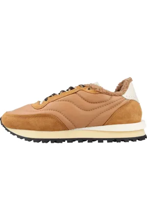 Hidnander Buty, Kobieta, brązowy, 38 EU, Polar Fleece Sneakers