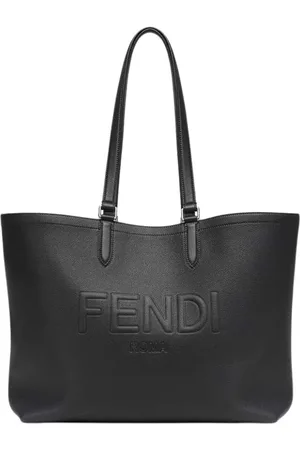 Fendi Torebki, Mężczyzna, Czarny, ONE SIZE, Skóra, Stylowa torba shopper na co dzień