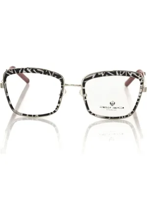FRANKIE MORELLO Akcesoria, unisex, Wielobarwność, ONE SIZE, Kwadratowe Okulary w Paski