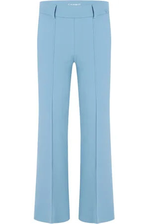 Cambio Spodnie, Kobieta, Niebieski, 2XL, Wygodne Spodnie Francoise Cropped z Elastycznym Pasem