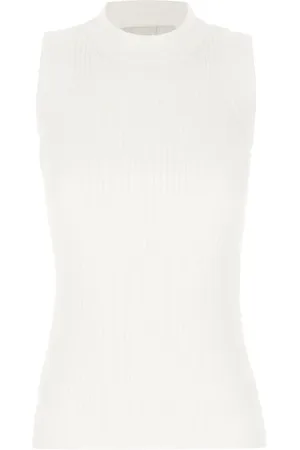 Sportmax Koszulki, Kobieta, Biały, M, Stylowy Top dla Aktywnego Trybu Życia