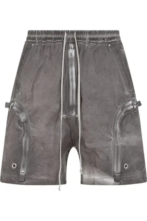 Rick Owens Szorty, Mężczyzna, brązowy, L, Cargo Shorts Brązowe Styl Bauhaus