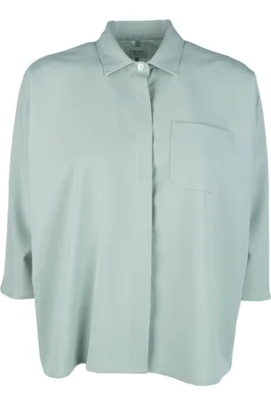 CRUNA Bluzki, Kobieta, Zielony, 2XL, Stylowe Koszule dla Mężczyzn i Kobiet