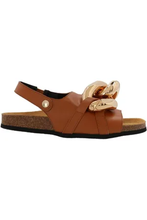 J.W.Anderson Buty, Kobieta, brązowy, 36 EU, Skóra, Płaskie sandały