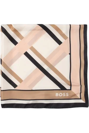 HUGO BOSS Akcesoria, Kobieta, Wielobarwność, ONE SIZE, Jedwabny szal w twillu z nadrukiem