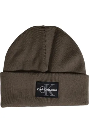 Calvin Klein Akcesoria, Mężczyzna, brązowy, ONE SIZE, Komplet Męski Czapka i Szalik