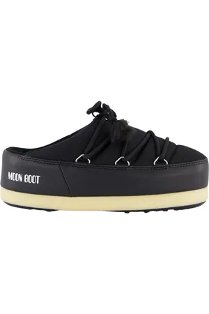 Moon Boot Buty, Kobieta, Czarny, 37 EU, Nylon, Mule EVX Styl Nylonowy
