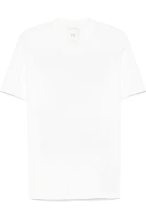 Y-3 Koszulki, Mężczyzna, Biały, M, Bawełna, Biała Koszulka T-shirt