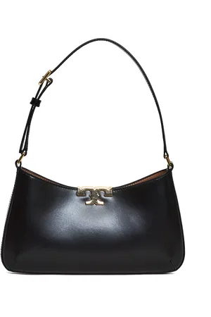 Tory Burch Torebki, Kobieta, Czarny, ONE SIZE, Czarna Torba na Ramię Elegancki Design