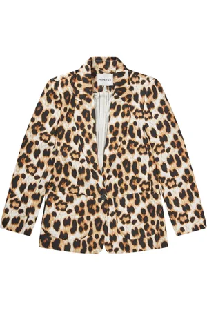 Munthe Kurtki, Kobieta, brązowy, XL, Marynarka z wzorem leoparda i eleganckim designem