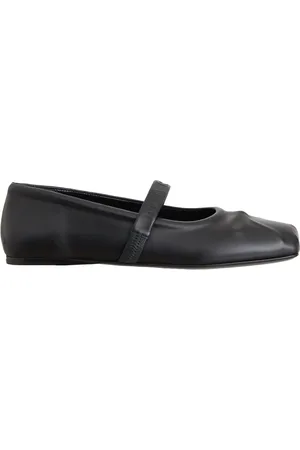 Marni Buty, Kobieta, Czarny, 38 EU, Skórzane baleriny Mary Jane