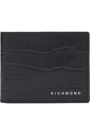 John Richmond Akcesoria, unisex, Czarny, ONE SIZE, Skóra, Wallets & Cardholders