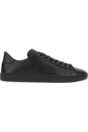 VALENTINO GARAVANI Buty, Mężczyzna, Czarny, 44 EU, Len, Stylowe Sneakersy dla Modnego Wyglądu