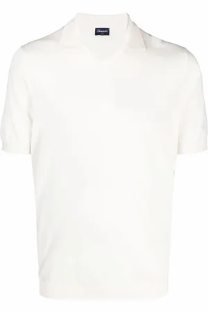 DRUMOHR Koszulki, Mężczyzna, Biały, 2XL, Polo Shirts