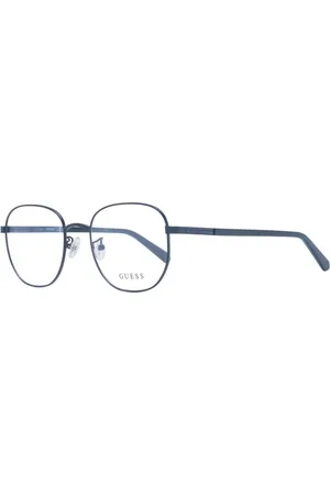 Guess Akcesoria, Mężczyzna, Czarny, ONE SIZE, Klasyczne Czarne Metalowe Okulary Przeciwsłoneczne z Ochroną UV