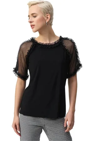 Joseph Ribkoff Bluzki, Kobieta, Czarny, 2XL, Bluzka bez Rękawów w Różnych Kolorach