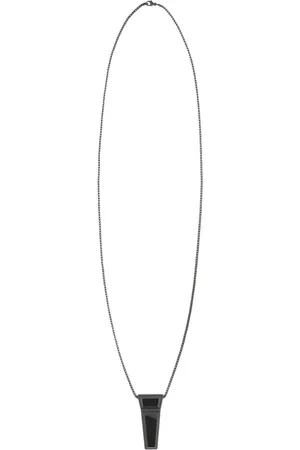Rick Owens Akcesoria, Mężczyzna, Czarny, ONE SIZE, Mosiądzowy Wieszak na Szyję Trunk