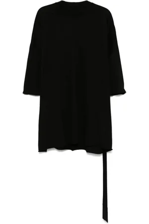 Rick Owens Koszulki, Mężczyzna, Czarny, ONE SIZE, Stylowy T-shirt Tommy T