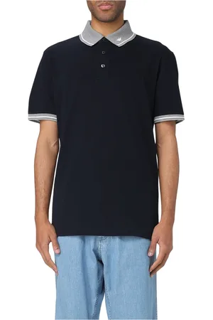 Emporio Armani Koszulki, Mężczyzna, Niebieski, 2XL, Sweter Polo