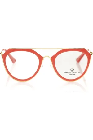 FRANKIE MORELLO Akcesoria, unisex, Czerwony, ONE SIZE, Czasowe Okulary Aviator