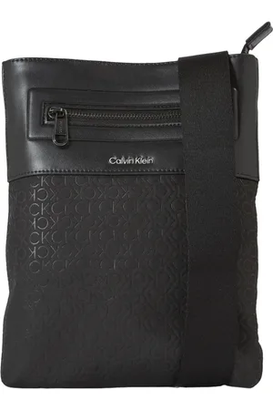Calvin Klein Torebki, Mężczyzna, Czarny, ONE SIZE, Podwyższony Flatpack Repreve Torba