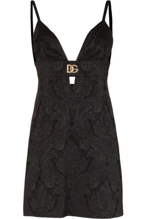 Dolce & Gabbana Sukienki, Kobieta, Czarny, M, Elegancka Czarna Sukienka dla Kobiet