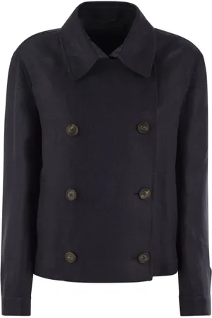 Brunello Cucinelli Kurtki, Kobieta, Czarny, S, Stylowa Kurtka