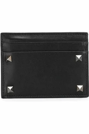 VALENTINO GARAVANI Akcesoria, Mężczyzna, Czarny, ONE SIZE, Skóra, Rockstud Card Holder