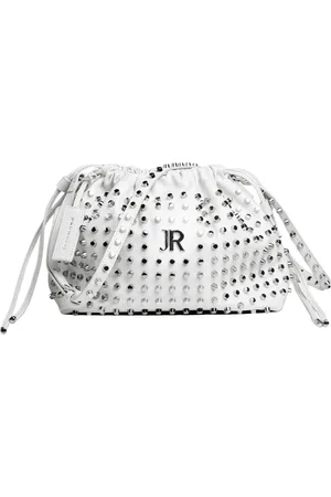 John Richmond Torebki, Kobieta, Biały, ONE SIZE, Torba ze sznurkiem i ćwiekami