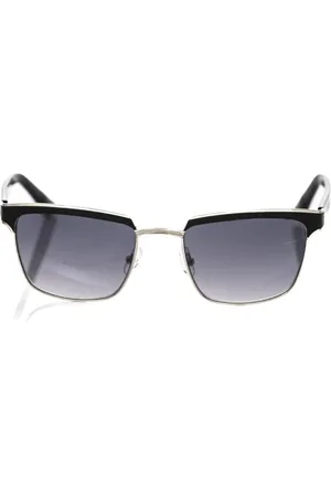 FRANKIE MORELLO Akcesoria, unisex, Czarny, ONE SIZE, Skóra, Okulary Przeciwsłoneczne Clubmaster Czarna Skóra