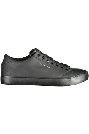 Tommy Hilfiger Buty, Mężczyzna, Czarny, 40 EU, Czarny Sneaker z poliestru