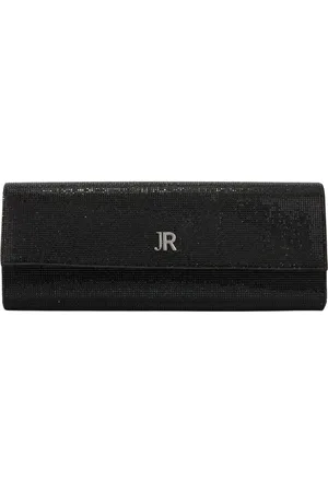 John Richmond Torebki, Kobieta, Szary, ONE SIZE, Poliester, Elegancka kopertówka z klapką