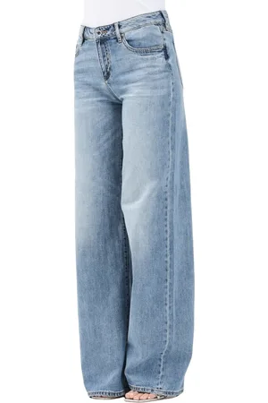 Armani Exchange Jeansy, Kobieta, Niebieski, W28, Bawełna, Dżinsowe Damskie Jeansyy Regular Fit