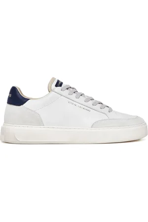 Crime london Buty, Mężczyzna, Biały, 42 EU, Białe Skórzane Sneakersy Ss 25