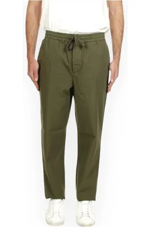 Woolrich Spodnie, Mężczyzna, Zielony, L, Spodnie Popline Pant