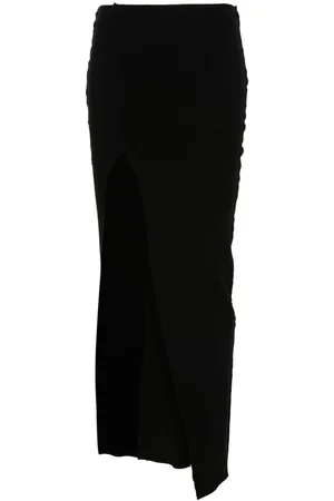 Rick Owens Spódnice, Kobieta, Czarny, S, Spódnica Maxi