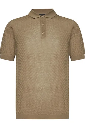 LOW BRAND Koszulki, Mężczyzna, Beżowy, 2XL, Beżowe T-shirty i Pola
